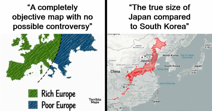 85 Maps That Have No Business Being This Horrible Yet Funny At The Same Time