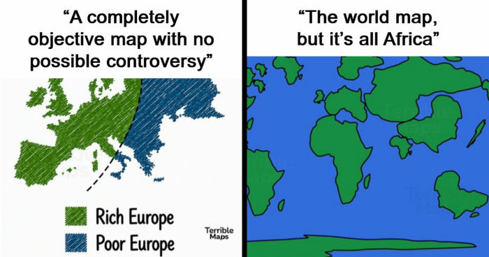 85 Maps That Have No Business Being This Horrible Yet Funny At The Same Time