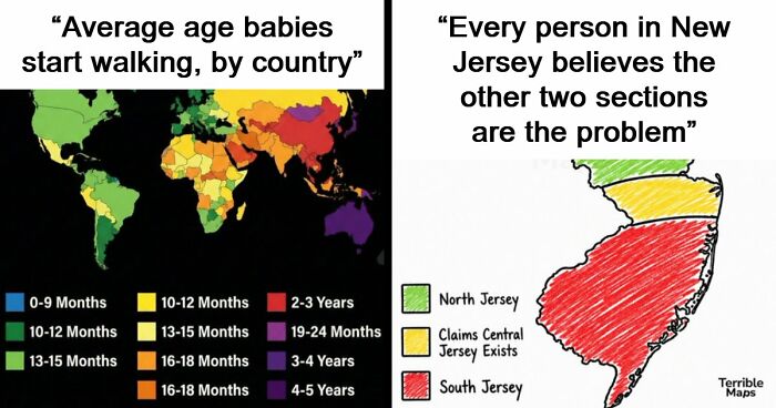85 Maps That Have No Business Being This Horrible Yet Funny At The Same Time