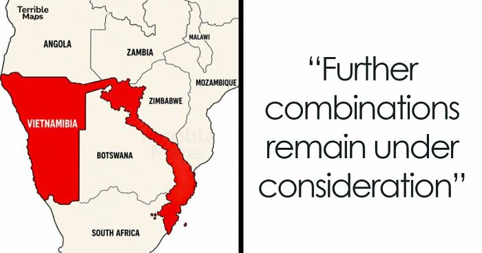 85 Maps That Have No Business Being This Horrible Yet Funny At The Same Time