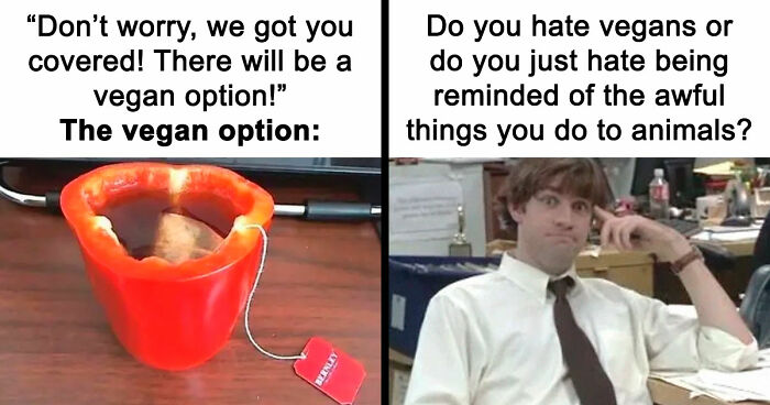 “I Hate Myself, Not The Animals”: 69 Funny Memes For Vegans Who Are Tired Of The Same Three Jokes