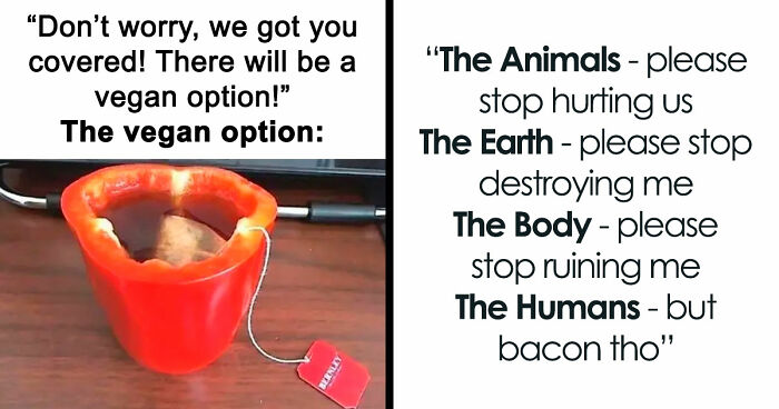 “I Hate Myself, Not The Animals”: 69 Funny Memes For Vegans Who Are Tired Of The Same Three Jokes