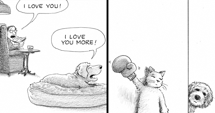 40 Humorous One-Panel Dog Comics By The New Yorker Magazine Cartoonist Harry Bliss