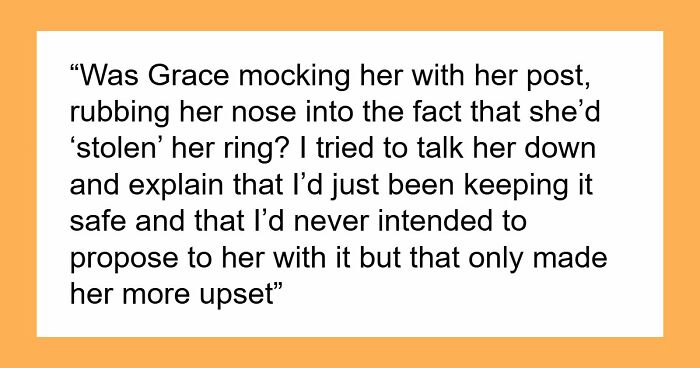 GF Finds Engagement Ring In BF’s Sock Drawer, Goes Ballistic After Seeing Another Woman Wearing It