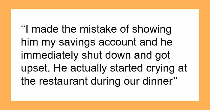 Guy Is Left In Tears After Girlfriend Shows Him Her Bank Account: “I Did Something Wrong”