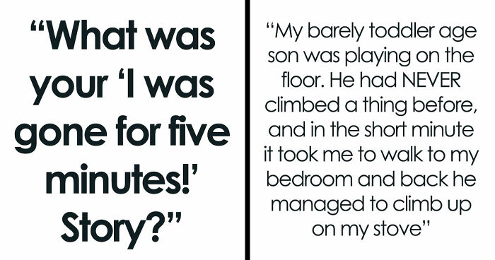 45 Unexpected Disasters That Happened When Someone Left The Room For A Few Minutes