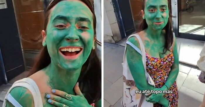 Green Woman Teaches Everyone A Lesson After Being Asked What Happened