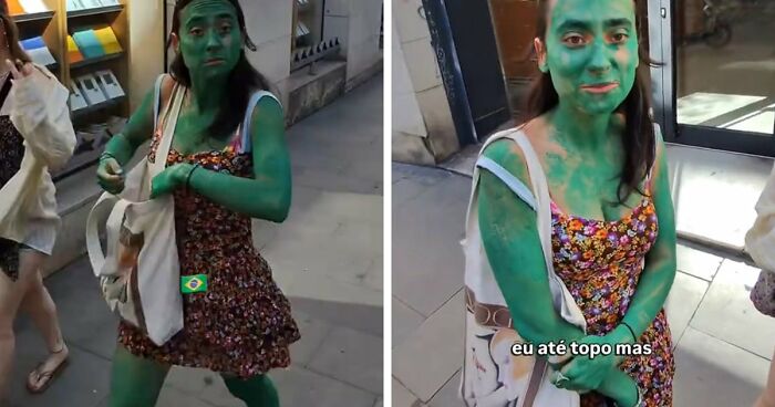Green Woman Teaches Everyone A Lesson After Being Asked What Happened
