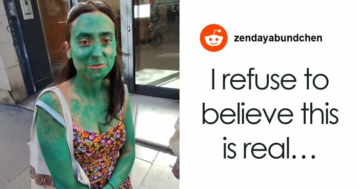 Green Woman Teaches Everyone A Lesson After Being Asked What Happened