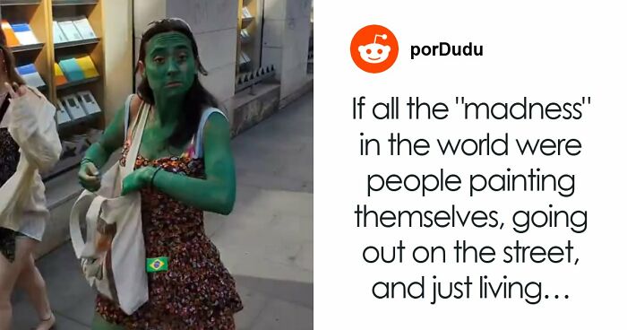 Green Woman Teaches Everyone A Lesson After Being Asked What Happened