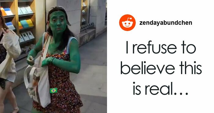 Green Woman Teaches Everyone A Lesson After Being Asked What Happened