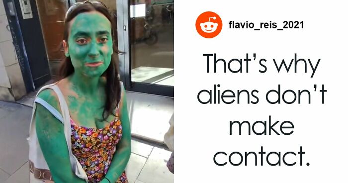 Green Woman Teaches Everyone A Lesson After Being Asked What Happened