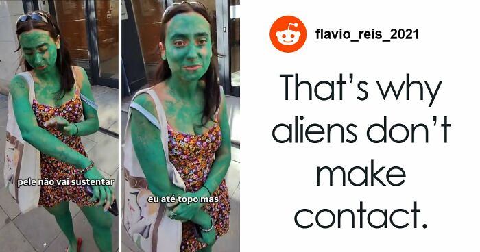 Green Woman Teaches Everyone A Lesson After Being Asked What Happened
