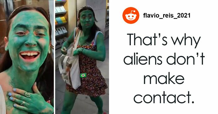 Green Woman Teaches Everyone A Lesson After Being Asked What Happened