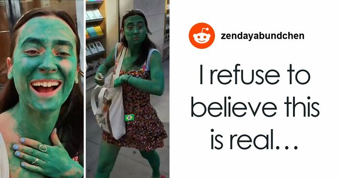 Green Woman Teaches Everyone A Lesson After Being Asked What Happened