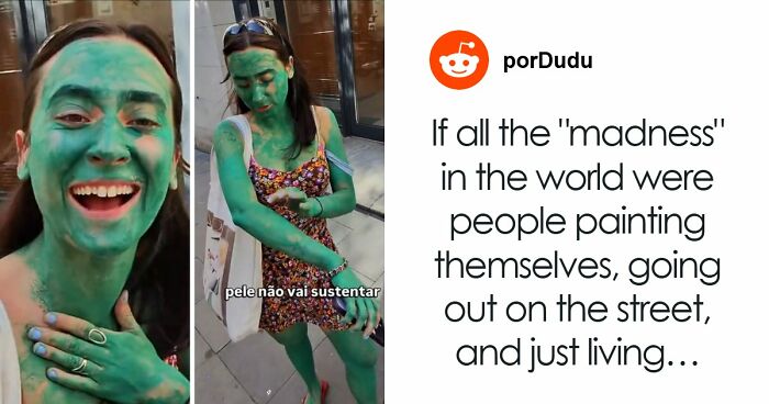 Green Woman Teaches Everyone A Lesson After Being Asked What Happened