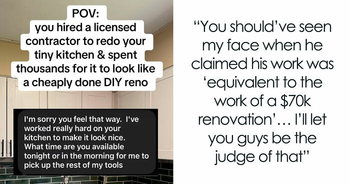 Woman Shares How A Very Expensive Contractor Left Her Home And People Are Just Horrified