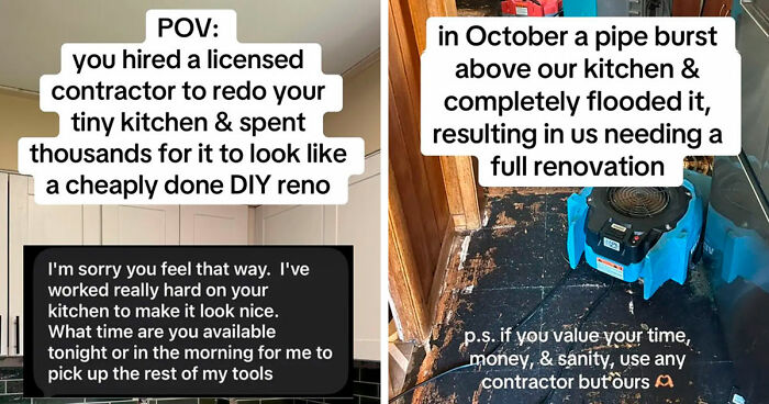 Woman Shares How A Very Expensive Contractor Left Her Home And People Are Just Horrified