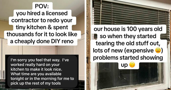 Woman Shares How A Very Expensive Contractor Left Her Home And People Are Just Horrified