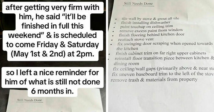 Woman Shares How A Very Expensive Contractor Left Her Home And People Are Just Horrified