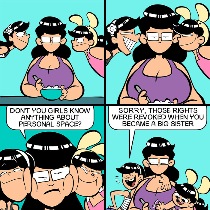 These 59 Comics About Three Sisters Are Funny, Heartfelt, And Way Too Relatable (New Pics)