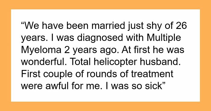 Hubs Of 26 Years Walks Out On Wife Battling Cancer, Leaves Her Struggling With No Financial Support