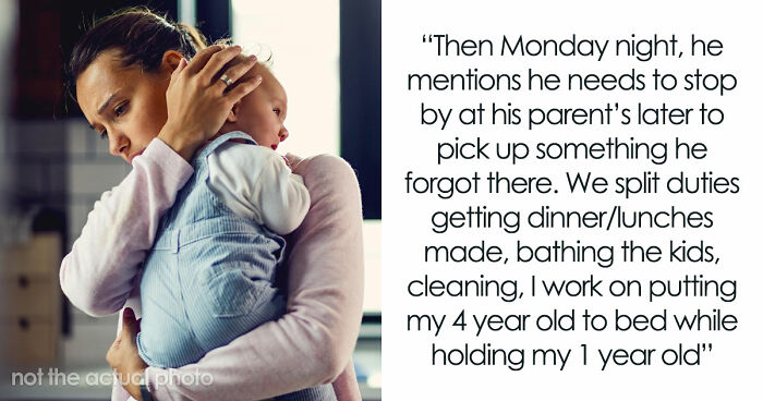 Guy Parties With The Boys While Wife Cares For Sick Kids, Leaves Again While She Takes 5 Min Shower
