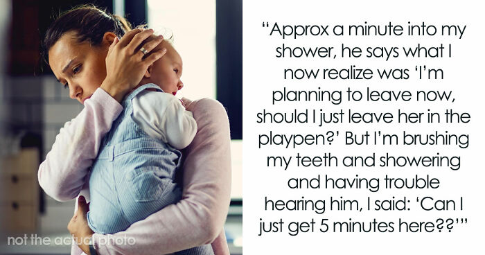Guy Parties With The Boys While Wife Cares For Sick Kids, Leaves Again While She Takes 5 Min Shower