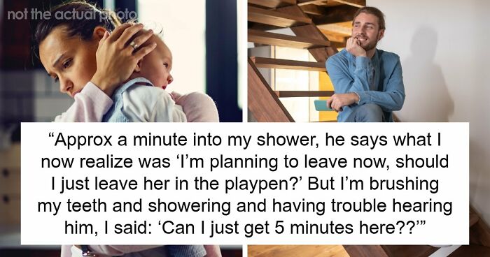 Guy Parties With The Boys While Wife Cares For Sick Kids, Leaves Again While She Takes 5 Min Shower