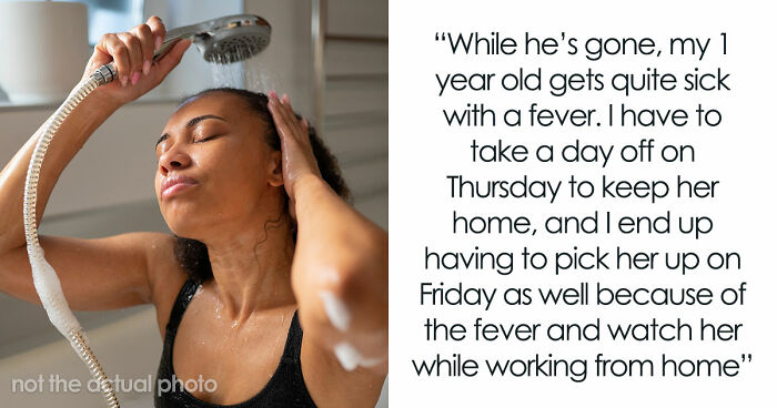 Guy Parties With The Boys While Wife Cares For Sick Kids, Leaves Again While She Takes 5 Min Shower