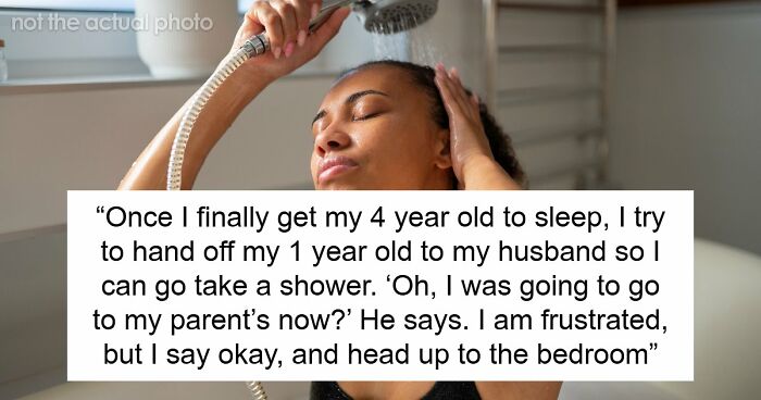 Guy Parties With The Boys While Wife Cares For Sick Kids, Leaves Again While She Takes 5 Min Shower