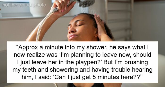 Guy Parties With The Boys While Wife Cares For Sick Kids, Leaves Again While She Takes 5 Min Shower