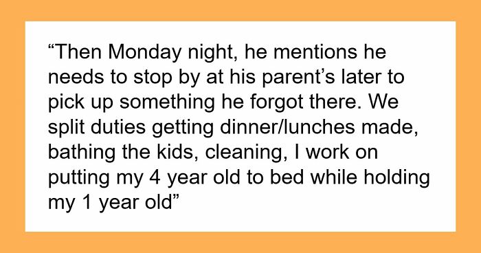 Guy Parties With The Boys While Wife Cares For Sick Kids, Leaves Again While She Takes 5 Min Shower