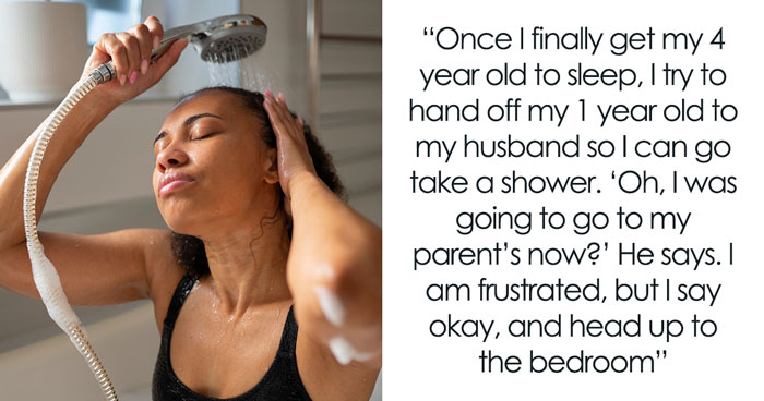 Mom Finally Gets In The Shower After Days Of Sick Kids, Hubby Leaves Before She Even Rinses Off