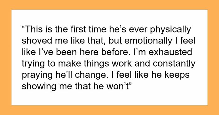 “My Husband Shoved Me To The Floor At A Party And Left Me There”