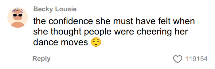 Comment on bridesmaid’s confidence despite wedding dance mishap