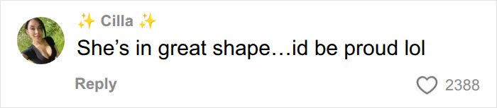 Compliment on bridesmaid's great shape after wedding incident
