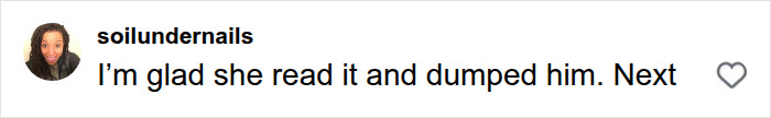 A user comments I'm glad she read it and dumped him. Next. The Woman ends relationship after ChatGPT scandalous history.