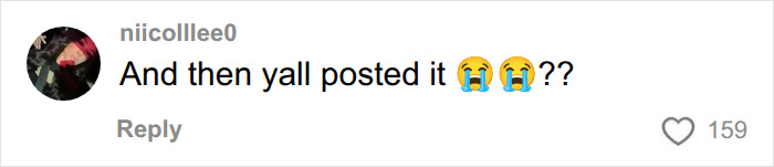 User reaction to posting bridesmaid's wedding reception wardrobe malfunction