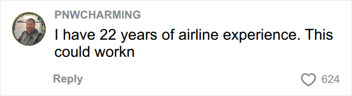 A man's profile picture alongside a comment about 22 years airline experience, related to buying Spirit Airlines.
