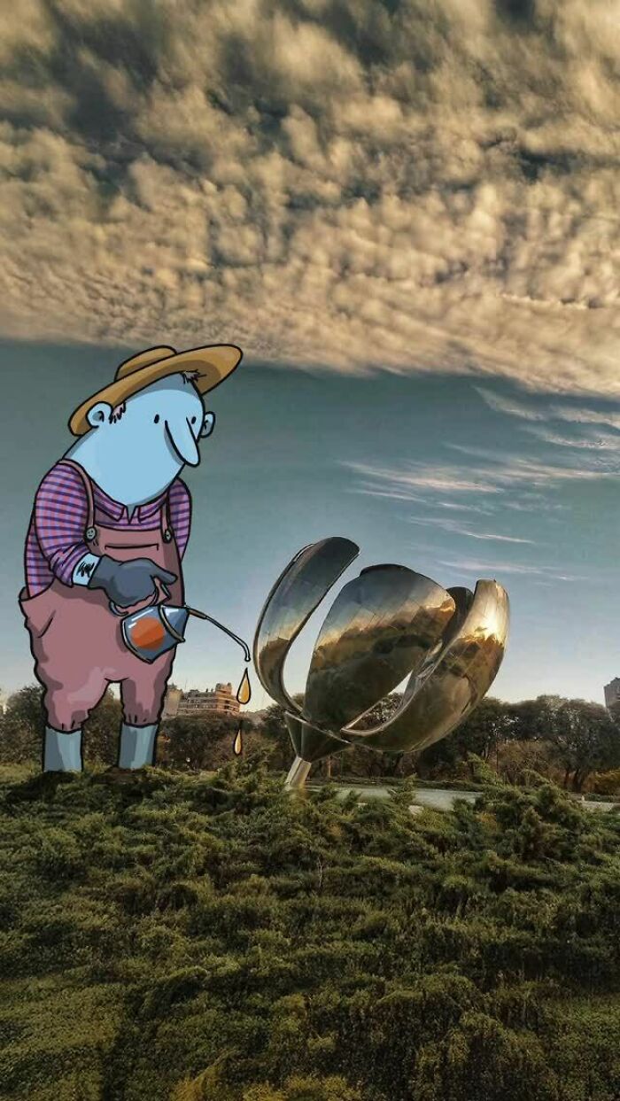 Illustrator Continues To ‘Invade’ Strangers’ Instagram Photos With Funny Cartoons (27 New Pics)