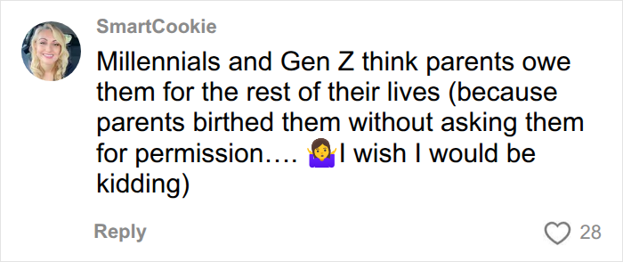 Millennials and Gen Z think parents owe them life-long support Millennials and Gen Z think parents owe them life-long support