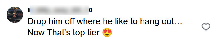 Comentário apoiando deixar o marido na casa da amante