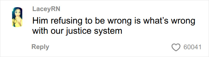 Comment criticizing justice system in woman with no right hand phone ticket dispute Comment criticizing justice system in woman with no right hand phone ticket dispute