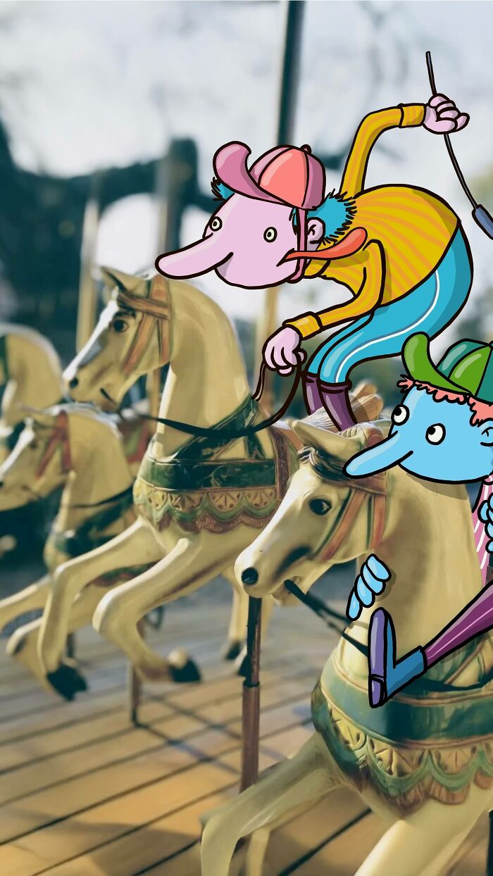 Illustrator Continues To ‘Invade’ Strangers’ Instagram Photos With Funny Cartoons (27 New Pics)