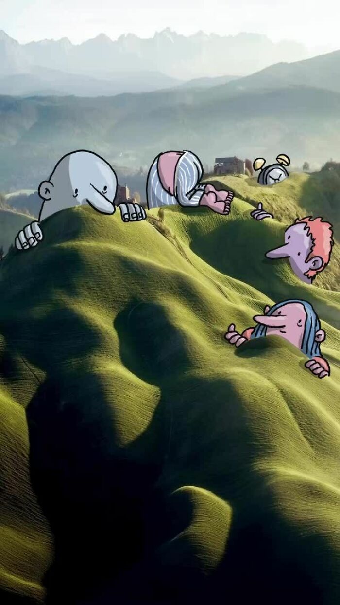 Illustrator Continues To ‘Invade’ Strangers’ Instagram Photos With Funny Cartoons (27 New Pics)