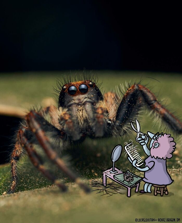 Illustrator Continues To ‘Invade’ Strangers’ Instagram Photos With Funny Cartoons (27 New Pics)