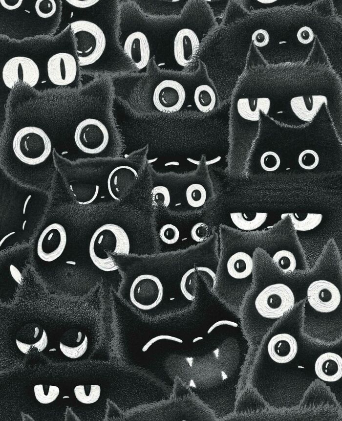 Cat Illustrations Luis Coelho