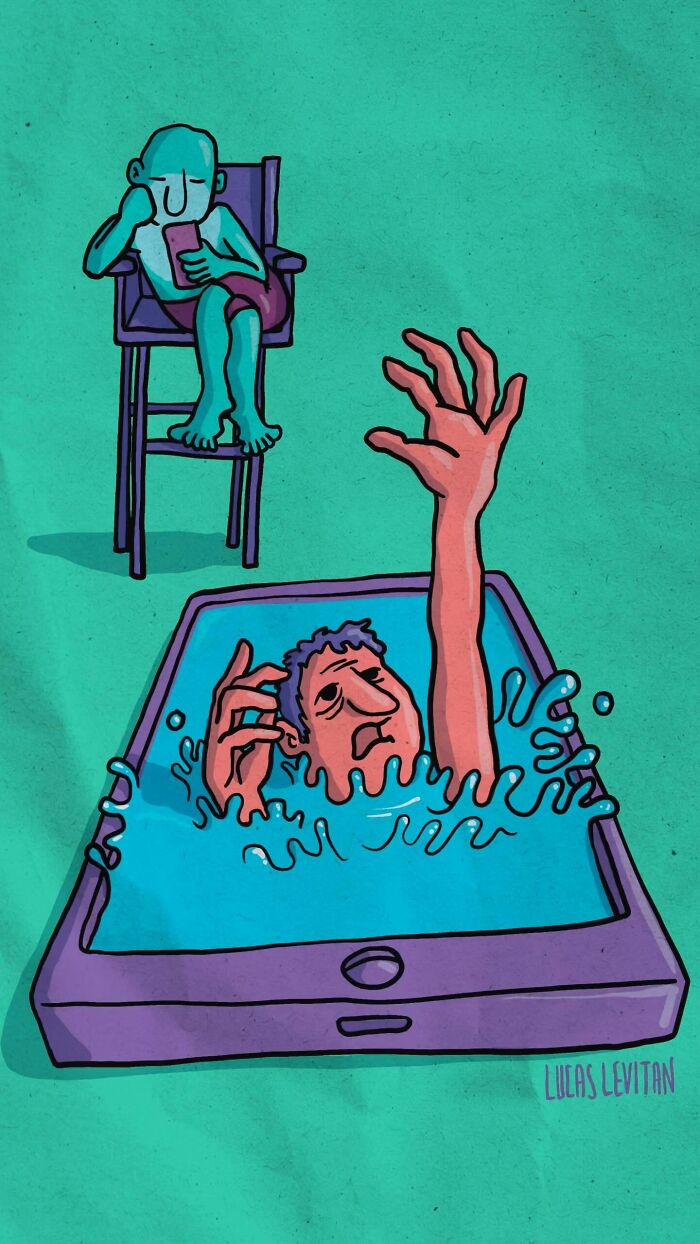 Illustrator Continues To ‘Invade’ Strangers’ Instagram Photos With Funny Cartoons (27 New Pics)