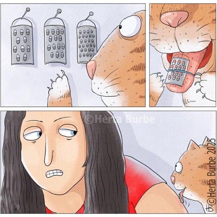 This Lithuanian Artist Turns Cats Into The Stars Of Her Tender Illustrated Stories (50 Pics)